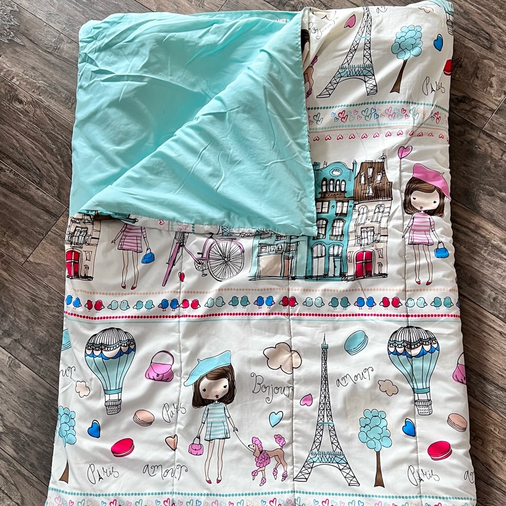 Child Paris Comforter